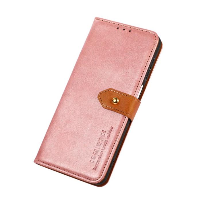KHAZNEH - KHAZNEH Xiaomi 17 Pro Max Plånboksfodral Konstläder - Roséguld