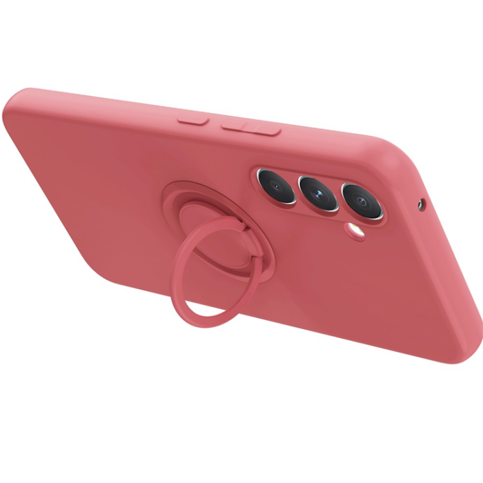 A-One Brand - Galaxy A17 5G Mobilskal Med Kickstand Silikon - Blå