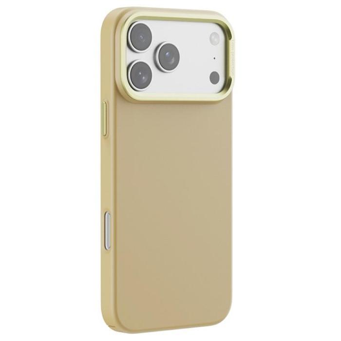 A-One Brand - iPhone 17 Pro Mobilskal MagSafe Med Metallbåge - Bronze
