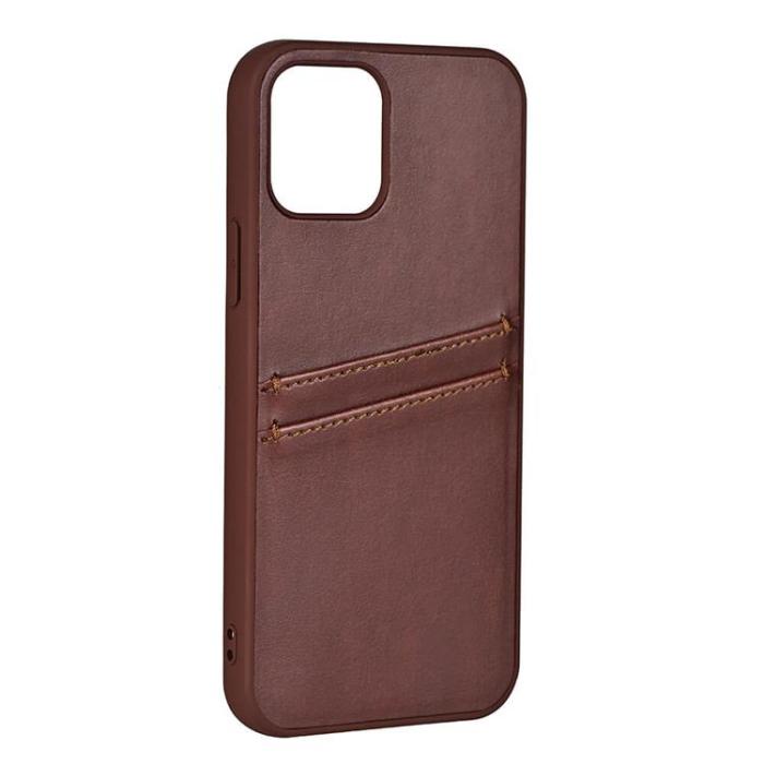 BUFFALO - Buffalo iPhone 13 Mini Skal 1 Korthållare - Brun