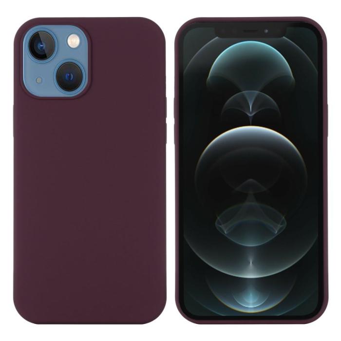 A-One Brand - MagSafe Liquid Silicone Skal iPhone 13 - Maroon