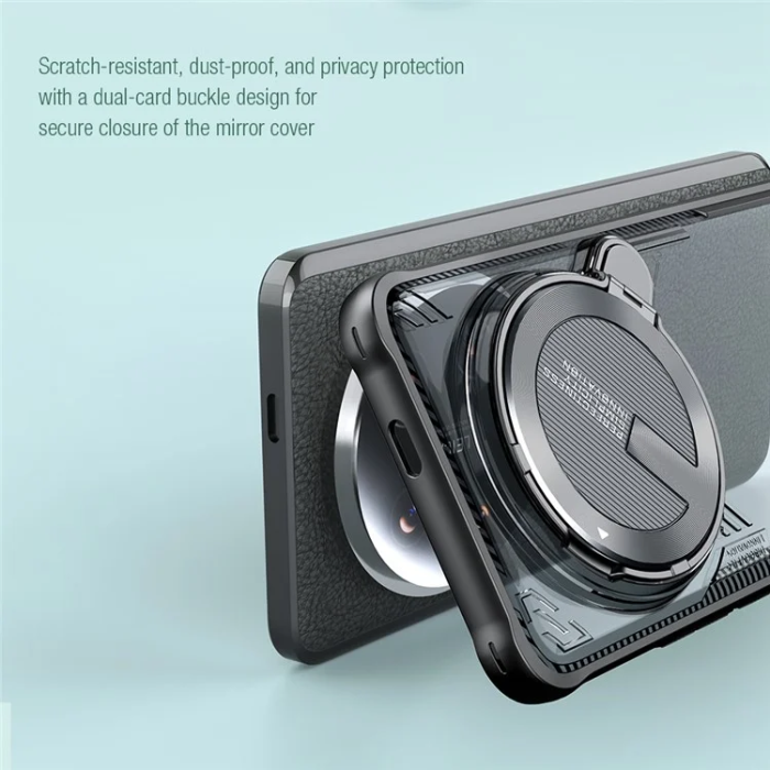 Nillkin - Nillkin Xiaomi 14 Ultra Mobilskal Iceblade Prop Kickstand - Svart