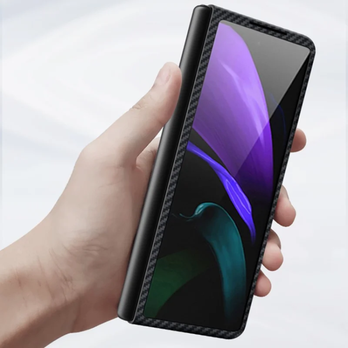 A-One Brand - Galaxy Z Fold 4 5G Mobilskal Aramid Fiber shockproof - Svart