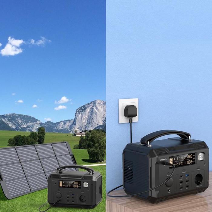 Choetech - Choetech Powerbank Portable 484Wh 500W - Svart