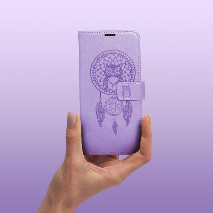 OEM - iPhone 14 Pro Plånboksfodral Mezzo Eco Läder Lila
