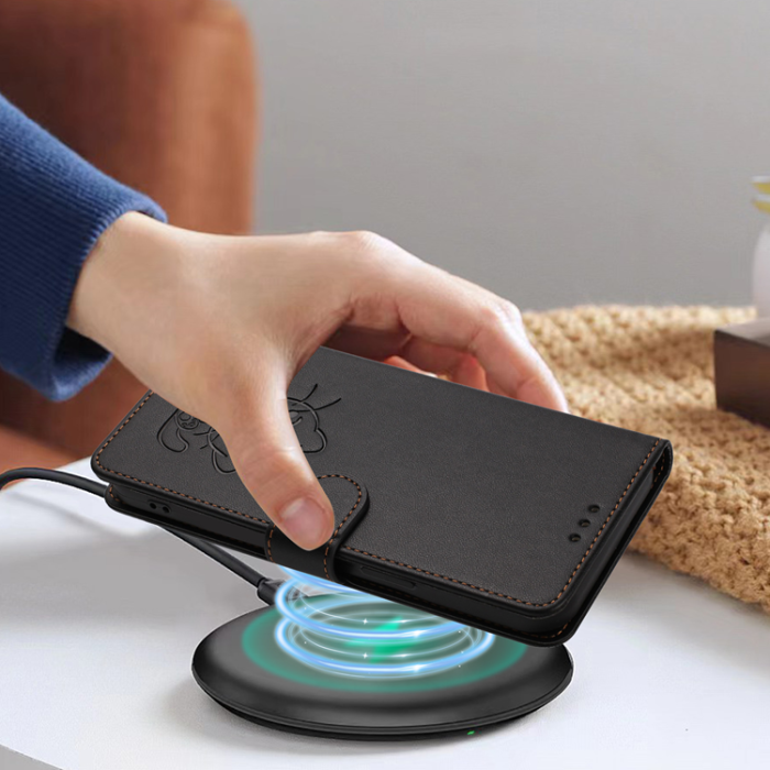 A-One Brand - OnePlus 15 5G Plånboksfodral Love Cat Pattern Imprint