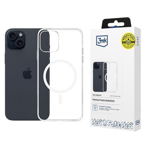 3MK iPhone 15 Plus Mobilskal MagSafe - Clear | 2353 | AlltMobil