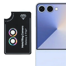 A-One Brand - Galaxy Z Flip 7 Härdat Glas Kameralinsskydd Electroplating Metal