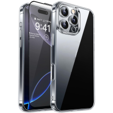 RURIHAI - Rurihai iPhone 16 Pro Mobilskal Med Plastfilm Skärmskydd - Clear