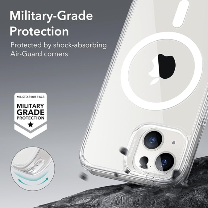 OEM - iPhone 14 Mobilskal Magsafe Anti-Shock - Transparent