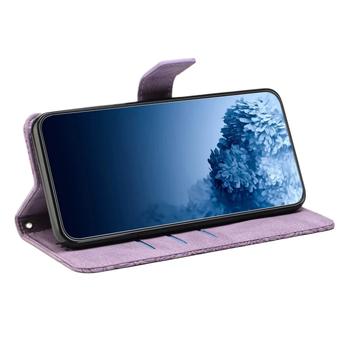 Taltech - Galaxy S23 Plus Plånboksfodral med en Rem - Lila