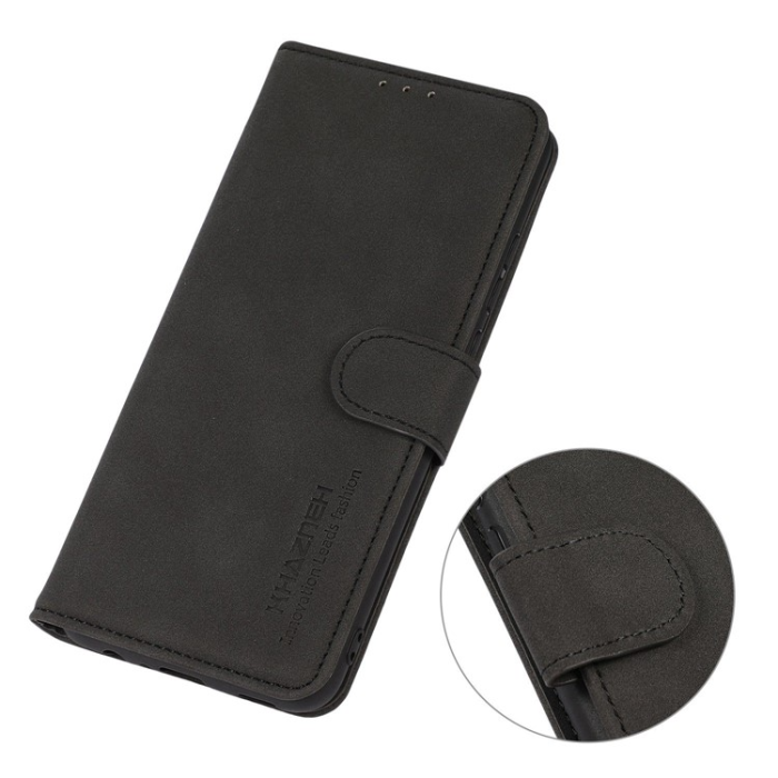 KHAZNEH - KhAZNEH OnePlus Nord CE 3 Lite Plånboksfodral Textured Flip - Svart