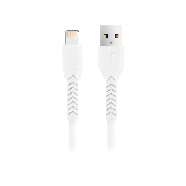 Maxlife USB Till Lightning 1m Kabel 3A MXUC-04 - Vit | 3541 | AlltMobil