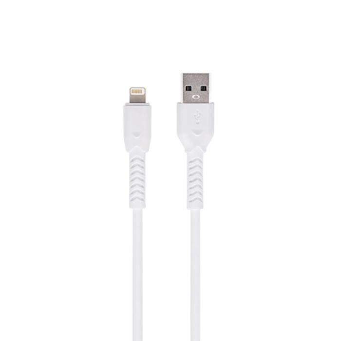Maxlife - Maxlife USB Till Lightning 1m Kabel 3A MXUC-04 - Vit