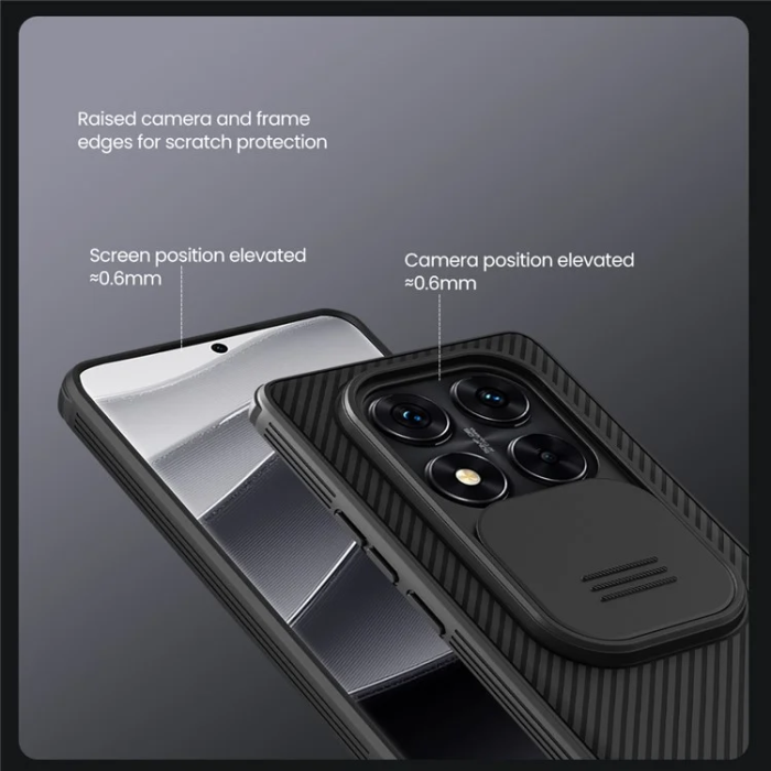 Nillkin - Nillkin Xiaomi Redmi Note 14 Pro 5G Mobilskal Camshield Pro