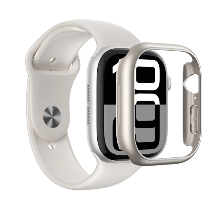 AmazingThing - AmazingThing Apple Watch 46mm Skal Minimal - Silver