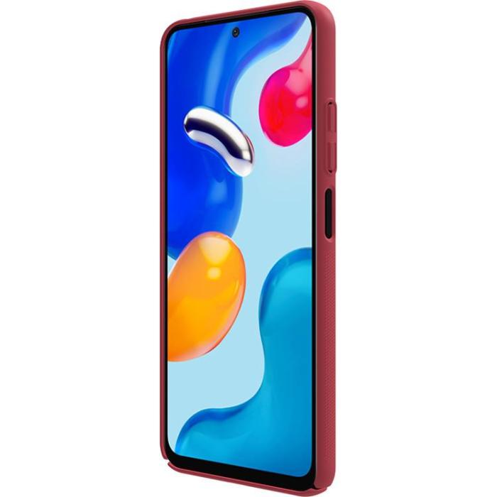 Nillkin - Nillkin Xiaomi Redmi Note 11/11S Skal Super Frosted Shield - Röd