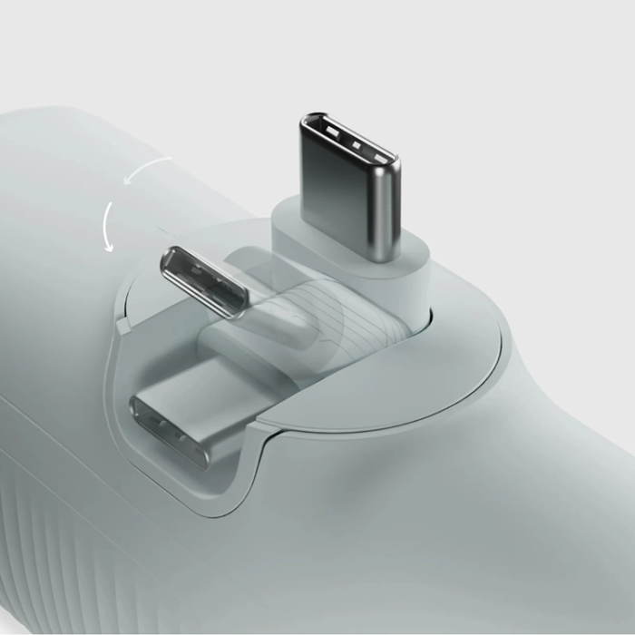 SBS - SBS Powerbank 5000mAh 10W med USB-C Hamn EcoPower - Grå