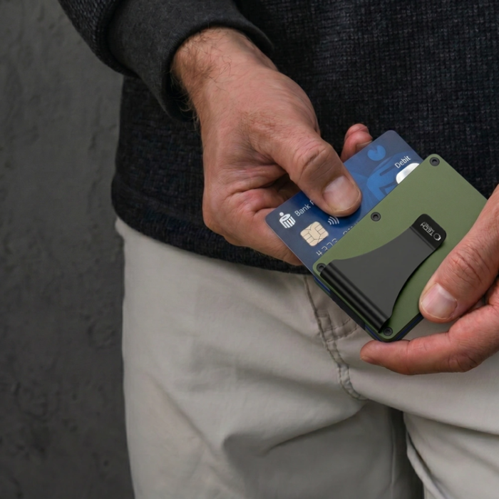 Tech-Protect - Tech-Protect Korthållare Thorn RFID - Militärgrön