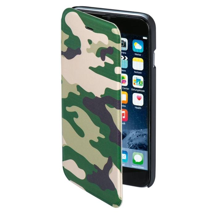 Hama - HAMA iPhone 6/6S Plånboksfodral DesignLine - Camo grön