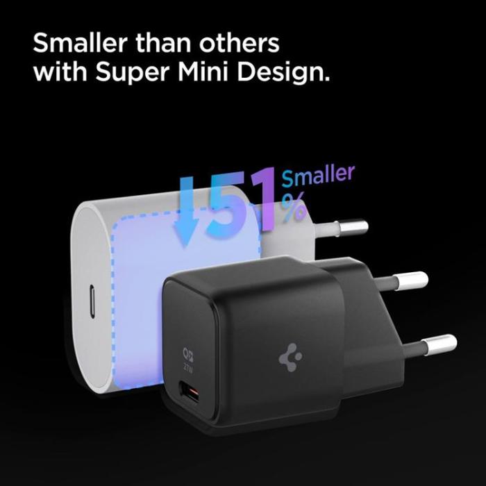 UTGATT - Spigen Nätverk Laddare Arcstation PD27W - Svart