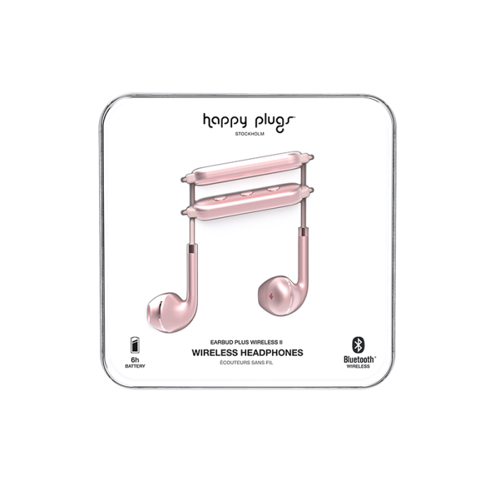 UTGATT4 - Happy Plugs Earbud Plus Wireless Ii Pink Gold
