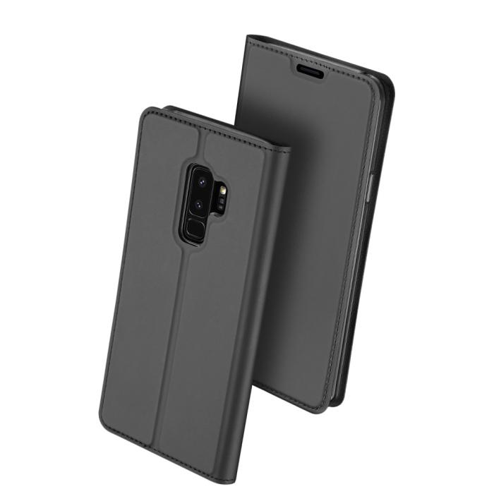 UTGATT5 - DUX DUCIS Plånboksfodral Galaxy S9 Plus - Grå