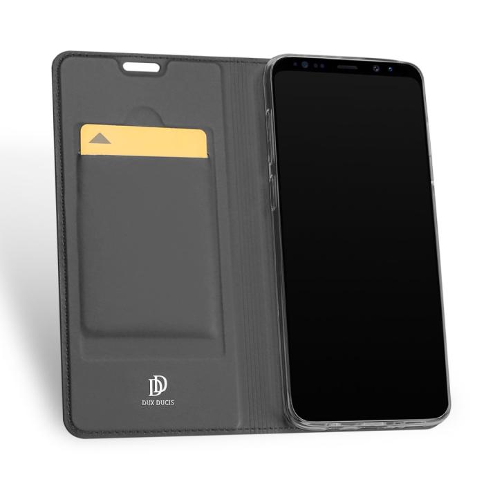 UTGATT5 - DUX DUCIS Plånboksfodral Galaxy S9 Plus - Grå