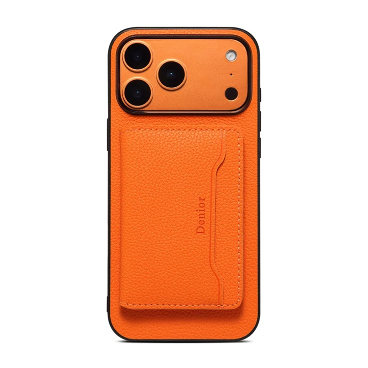 DENIOR iPhone 17 Pro Max Mobilskal korthållare Magsafe D30 - Orange (Orange) | 2353 | AlltMobil