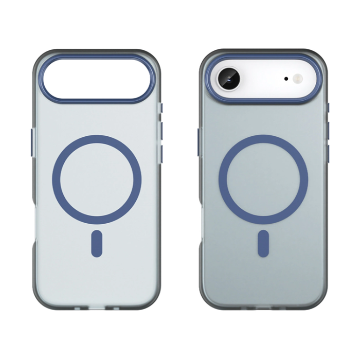 A-One Brand - iPhone 17 Air Mobilskal Magsafe Magnetic Abrasive - Matte Blå