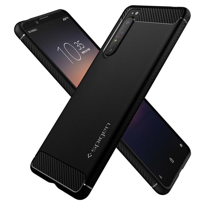 UTGATT5 - SPIGEN Rugged Armor Sony Xperia 1 II - Matte Black