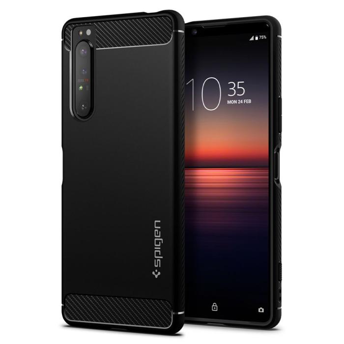 UTGATT5 - SPIGEN Rugged Armor Sony Xperia 1 II - Matte Black