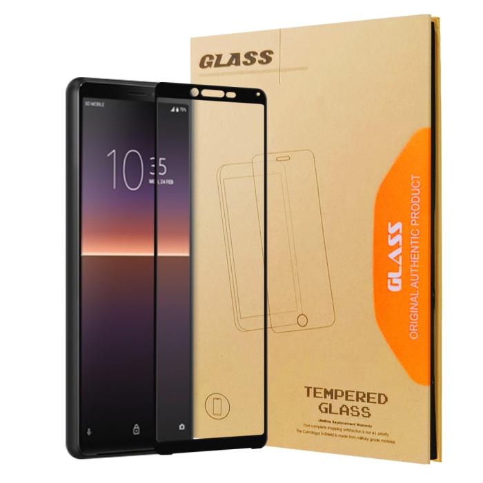 A-One Brand - Full Screen Härdat Glas Skärmskydd Sony Xperia 10 II