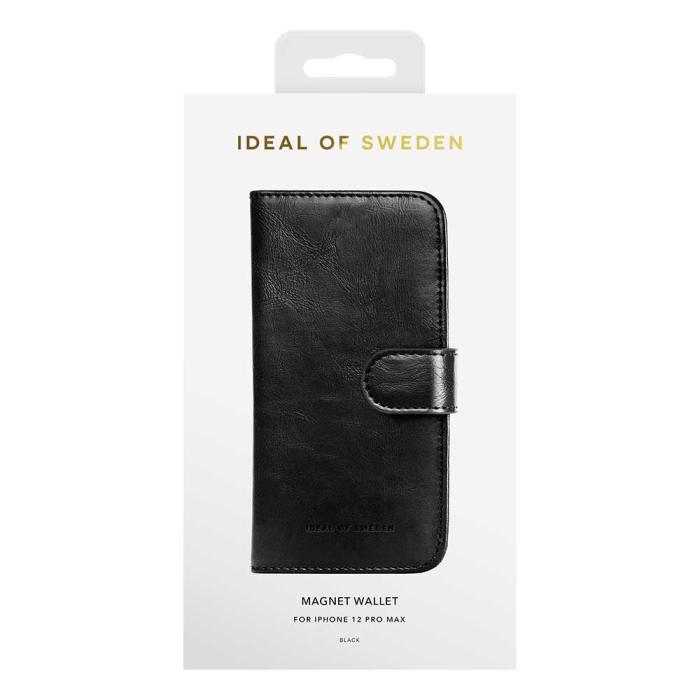 UTGATT1 - iDeal Magnet Plånboksfodral For iPhone 12 Pro Max - Svart