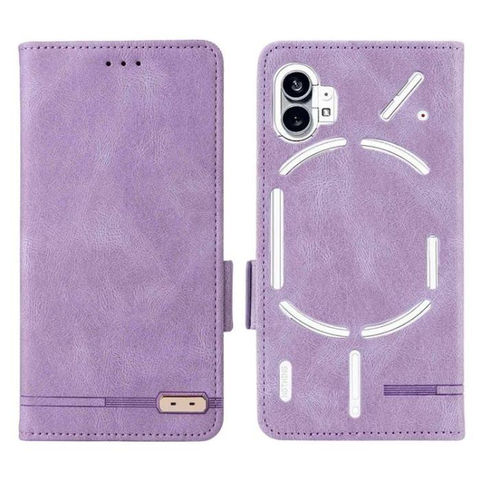 A-One Brand - Nothing Phone 1 Plånboksfodral Decor - Lila