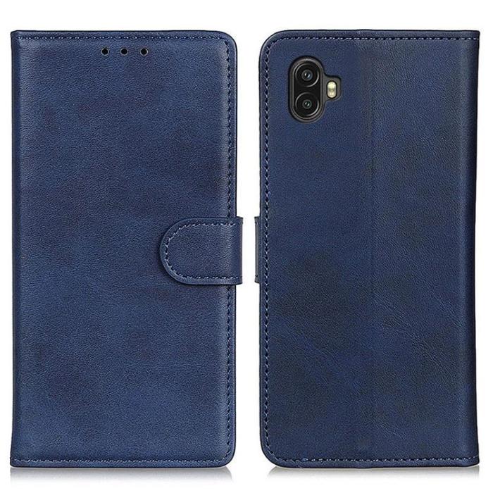 A-One Brand - Galaxy Xcover 6 Pro Plånboksfodral PU Läder - Blå