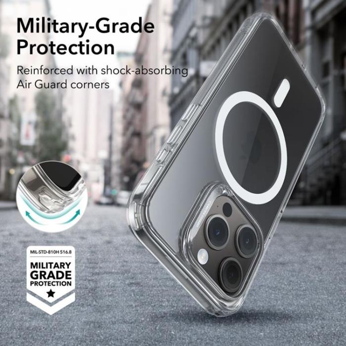 UTGATT - ESR iPhone 15 Pro Mobilskal Magsafe CH Halolock - Clear