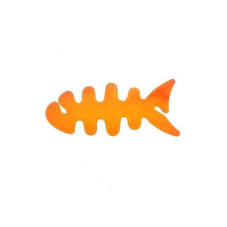 Kabelhållare för Hörlurar Fish-shaped - Orange | 3541 | AlltMobil