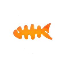 OEM - Kabelhållare för Hörlurar Fish-shaped - Orange