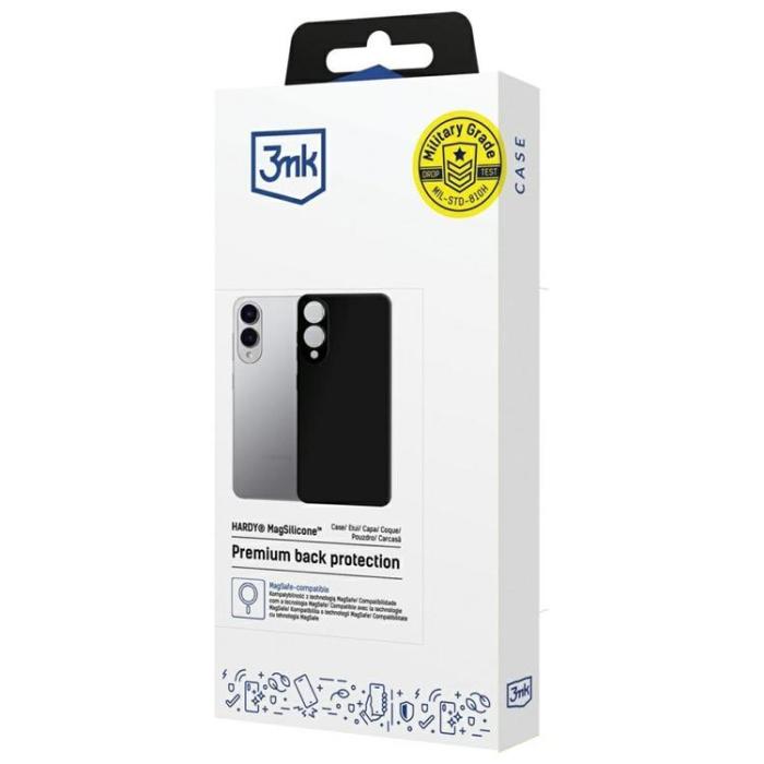 3MK - 3MK Galaxy S25 Edge Mobilskal MagSafe Hardy Silikon - Svart