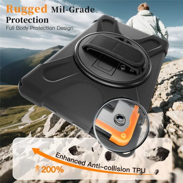 A-One Brand - Galaxy Tab A11 Skal Kickstand Silikon Axelrem