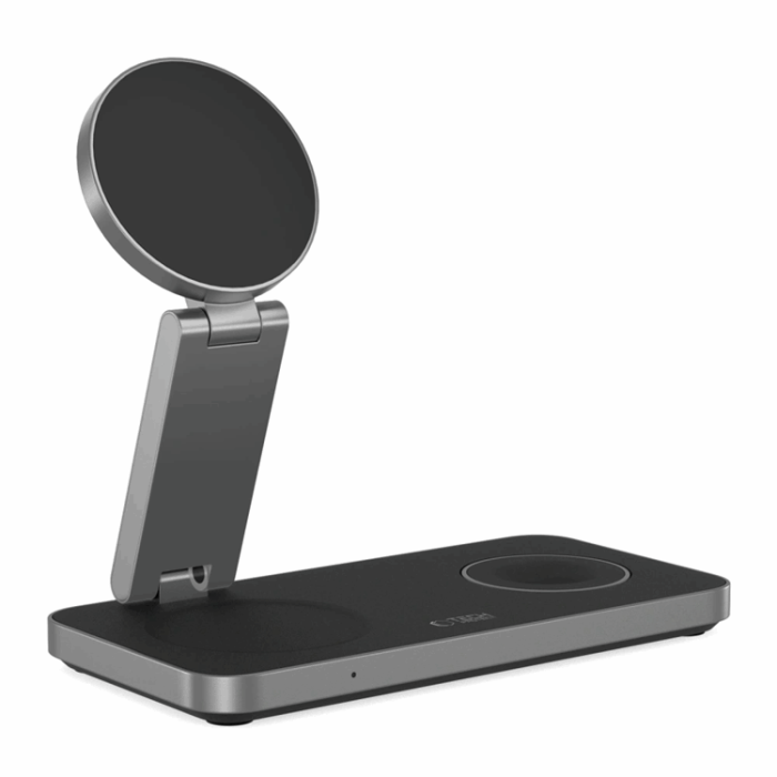 Tech-Protect - 3-in-1 Magsafe Trådlös Laddare iPhone, Apple Watch, AirPods Qi 15W