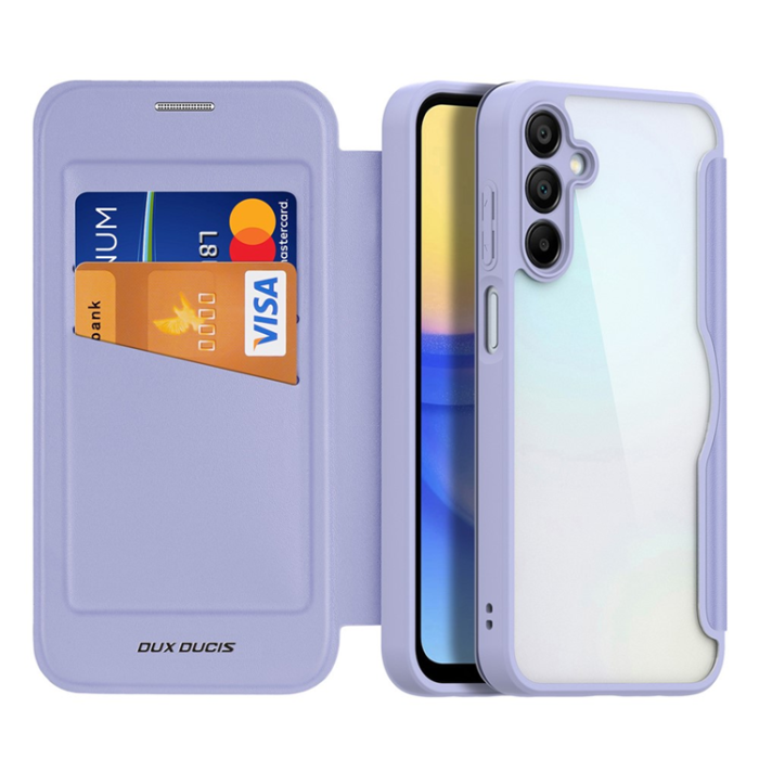 Dux Ducis - Dux Ducis Galaxy A35 5G Plånboksfodral Skin X Pro - Lila