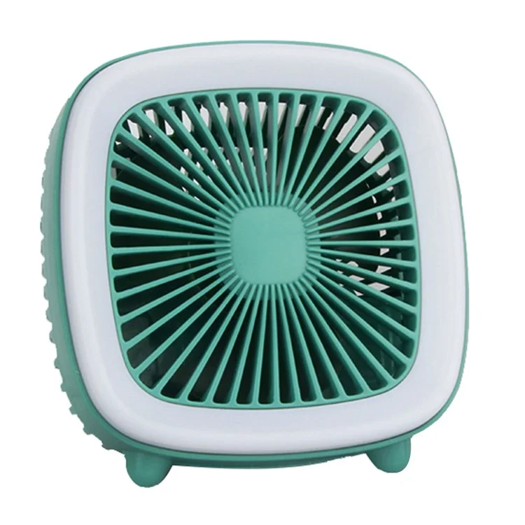 Mini Skrivbordsfläkt USB Uppladdningsbar FC-6352 - Grön | 264 | AlltMobil