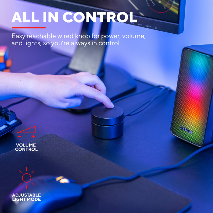 Trust - Trust Högtalare Wezz RGB Gaming GXT 611 12W