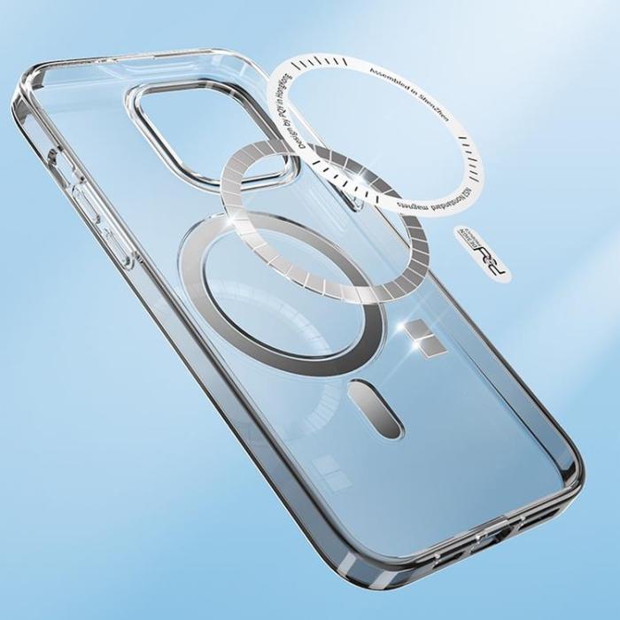 UTGATT - Kingxbar iPhone 13 Pro Skal Magsafe PQY Pure - Grå