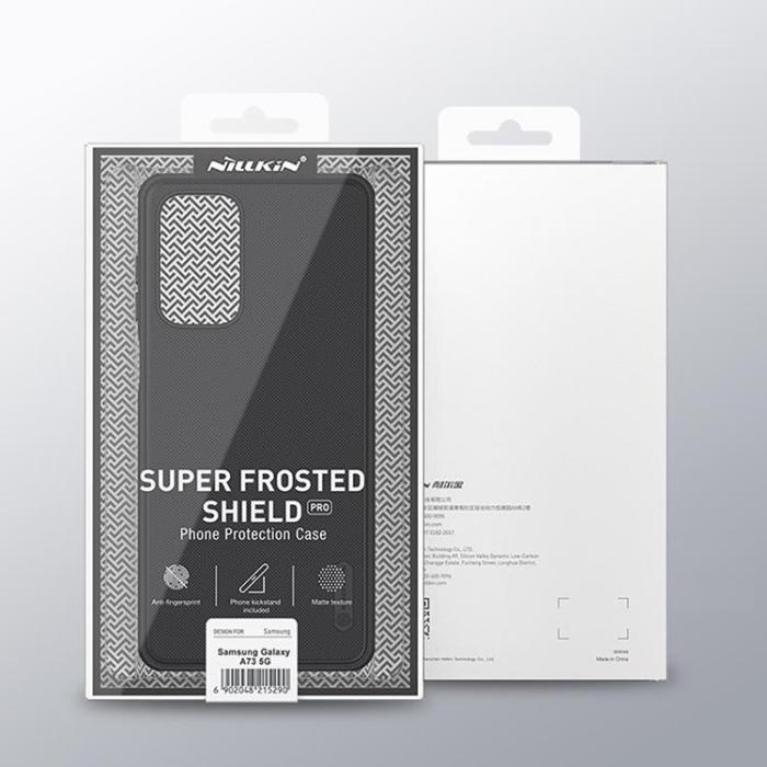 Nillkin - Nillkin Galaxy A73 Skal Super Frosted Sheild Pro - Blå