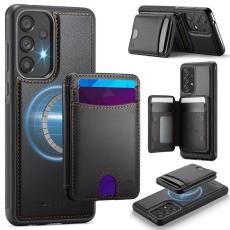 OEM - JEEHOOD Samsung Galaxy A33 5G Mobilskal KonstL&auml;der - Svart