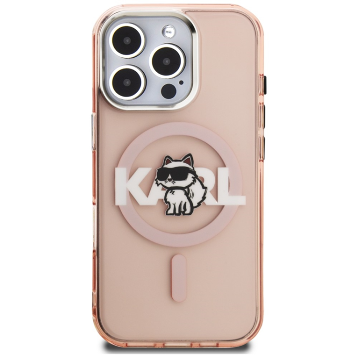 KARL LAGERFELD - KARL LAGERFELD Mobilskal För iPhone 16 Pro Max MagSafe IML Choupette Sketch