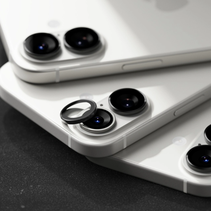 Ringke - [2-Pack] Ringke iPhone 17 Härdat Glas Kameraskydd - Svart
